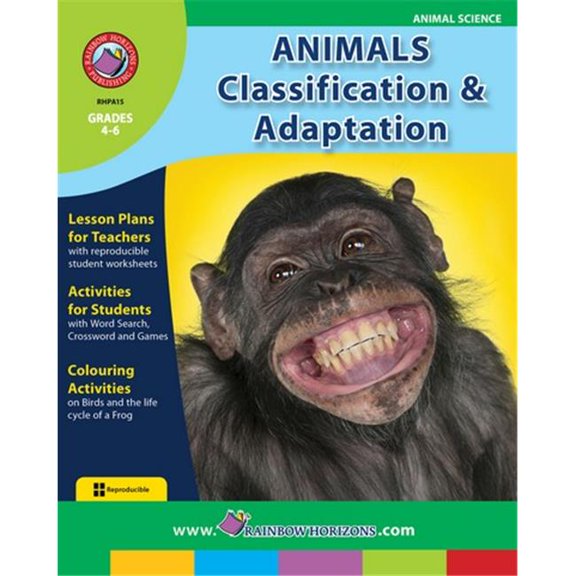 Rainbow Horizons Animals Classification & Adaptation - Grade 4 to 6