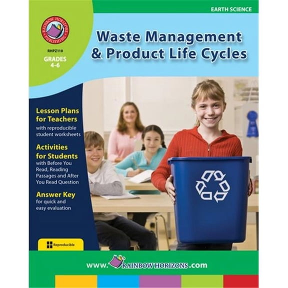 Rainbow Horizons Z110 Waste Management & Product Life Cycles - Grade 4 to 6