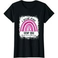 thumbnail image 1 of Rainbow I Wear Pink For Me Breast Cancer Awareness T-Shirt, 1 of 3