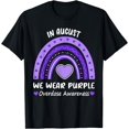 thumbnail image 1 of Rainbow In August We Wear Purple Overdose Awareness Month T-Shirt, 1 of 4