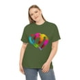 thumbnail image 1 of Rainbow Intertwined Hearts T-Shirt, 1 of 8