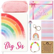 MALLMALL6 Stationery Set with Notebook Sticky Note Pencil Case