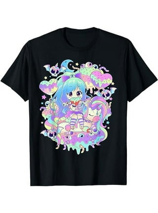 Pastel Goth Shirt, Kawaii Shirt, Fairy Kei, Goth Christmas Gift, Plus Size  Cloth