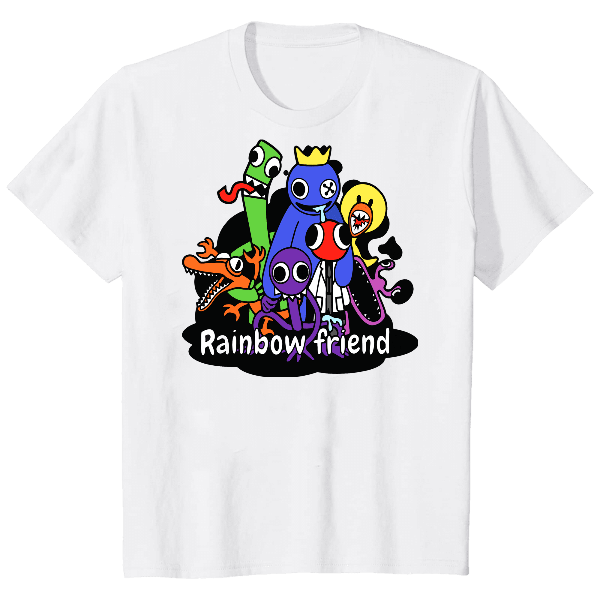 Kids Rainbow Friends Shirt Blue