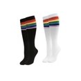 thumbnail image 1 of Rainbow Knee High Socks (2 Pack), 1 of 1