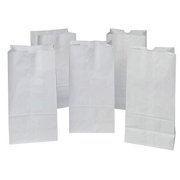 Creativity Street Rainbow White Kraft Bags, 50 Count