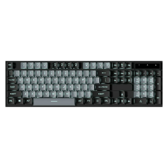 Rainbow LED Backlit Wireds Keyboards with Comfortable Typing Angled and Keycaps for Long Use