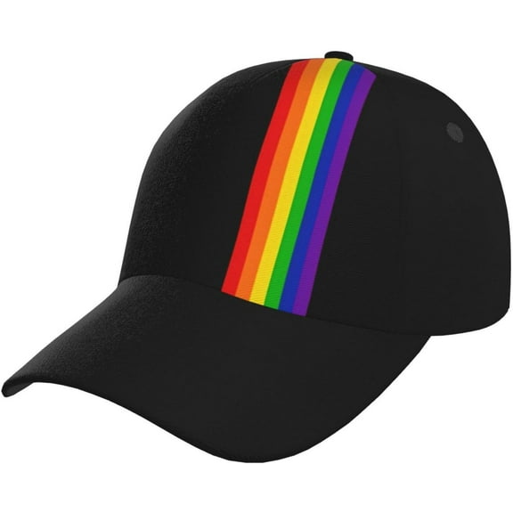 Rainbow LGBT Gay Pride Flag Baseball Cap Men Women LGBT Sun Hat Adjustable Hat
