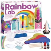 Piano Potato Rainbow Science Lab & Crystal Growing Kit, STEM Educational Experiment Set for Kids Ages 8-12, DIY Chemistry Toys for Boys & Girls, Colorful Learning Gift
