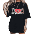 thumbnail image 1 of Rainbow Leopard Heart Dog Mom Shirts Black S-5XL Print Tshirt Unique Dog Lover Graphic Tees Tops, 1 of 5