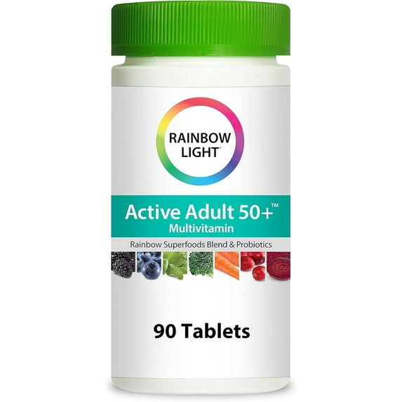 Adult Multivitamin with Vitamins C & Zinc | 90 Tablets | by Rainbow Light