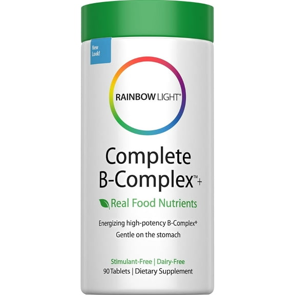 Complete B-Complex Supplement | 90 Count | by Rainbow Light