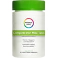 thumbnail image 1 of Complete Iron Supplement with Vitamin C and Ginger | 60 Vegan Mini-Tablets | by Rainbow Light, 1 of 6