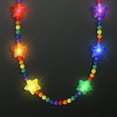 thumbnail image 1 of Rainbow Light Up Star Beads LED Party Necklaces, 1 of 3