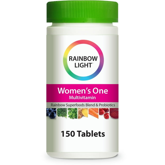 Rainbow Light Women's One Multivitamin, Providing Immune Support for Women's Health - 150 Tablets
