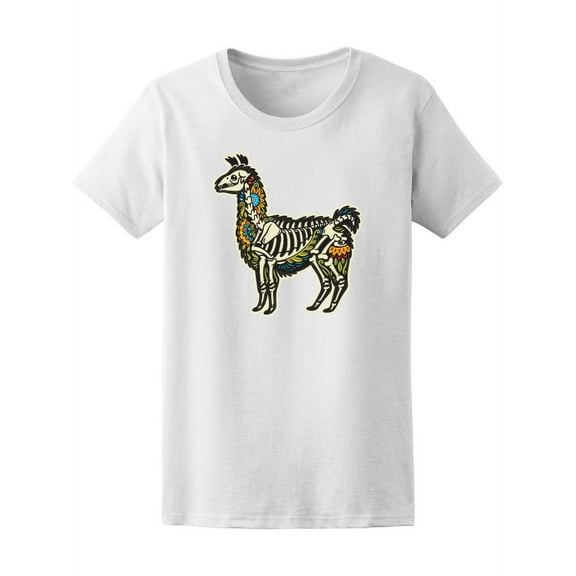 Rainbow Llama Skeleton T-Shirt Men -Image by Shutterstock, Male Large