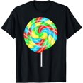 thumbnail image 1 of Rainbow Lollipop Sucker Candy Halloween Costume Gift T-Shirt, 1 of 2