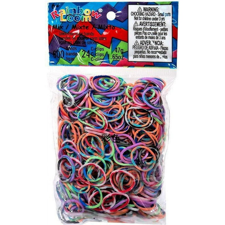 Rainbow Loom Assorted Tie-Dye Rubber Bands Refill Pack [600 ct]