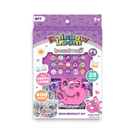 Rainbow Loom Beadmoji BFF Bead Bracelet Making Kit