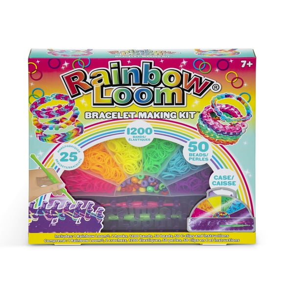 Rainbow Loom Rubber Band Bracelet Making Craft Kit, Ages 7+