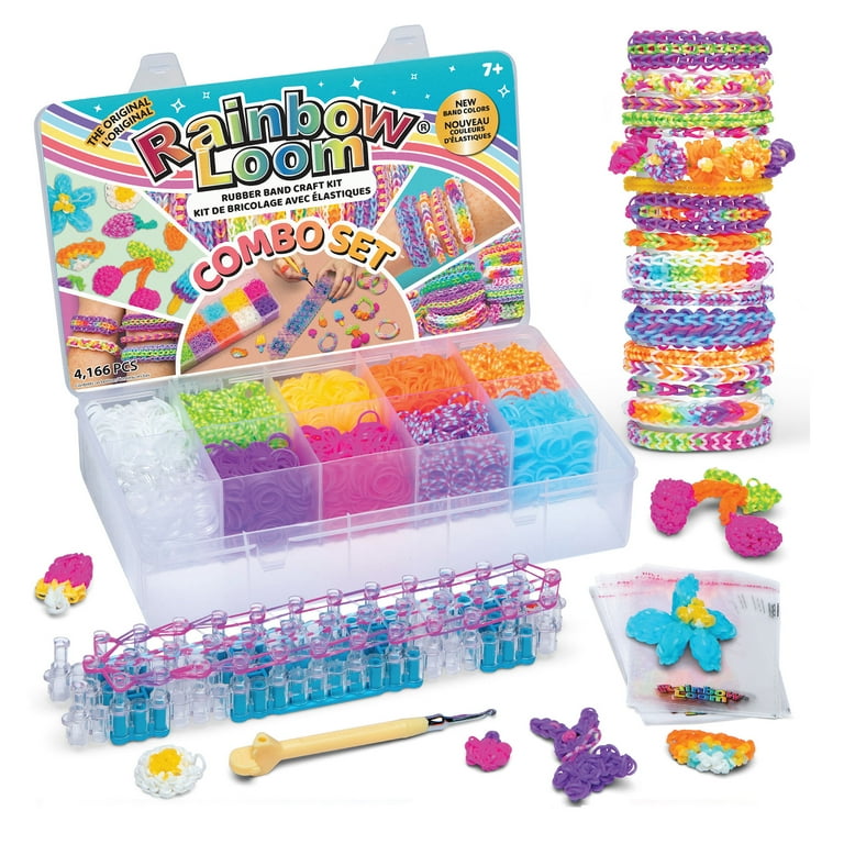Rainbow Loom Combo Craft Set- Includes 4,000 Latex Free