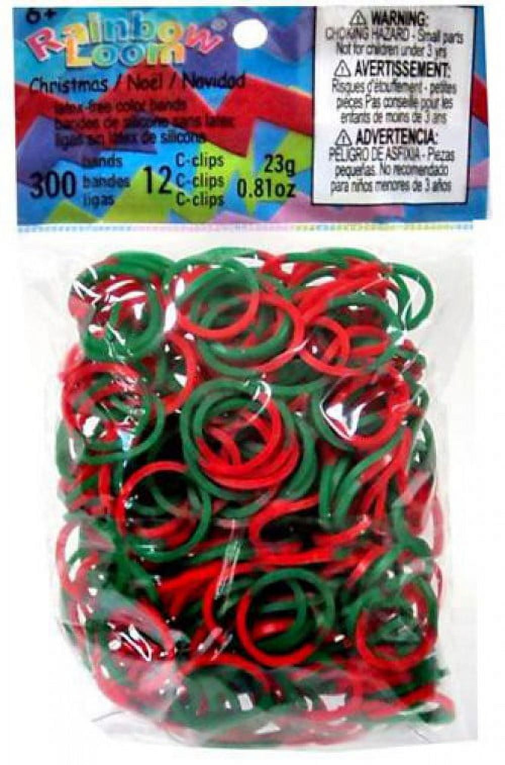  Official Rainbow Loom 600 Ct. Rubber Band Refill Pack *Jelly*  ASSORTED TIE DYE [Includes 24 C-Clips!] : Toys & Games