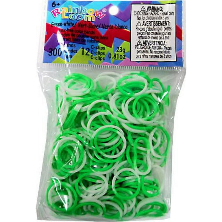 Rainbow Loom Yellow & Green Two-Tone Rubber Bands Refill Pack (300 ct)