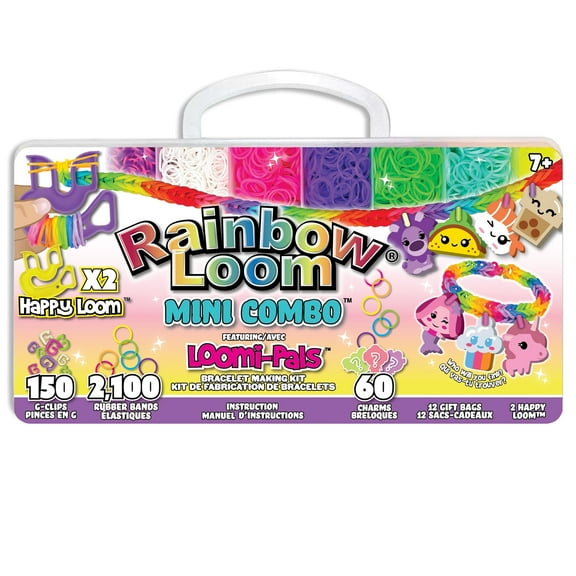 Rainbow Loom- Loomi Pals, Mini Combo Craft Set, Children ages 7+ Years