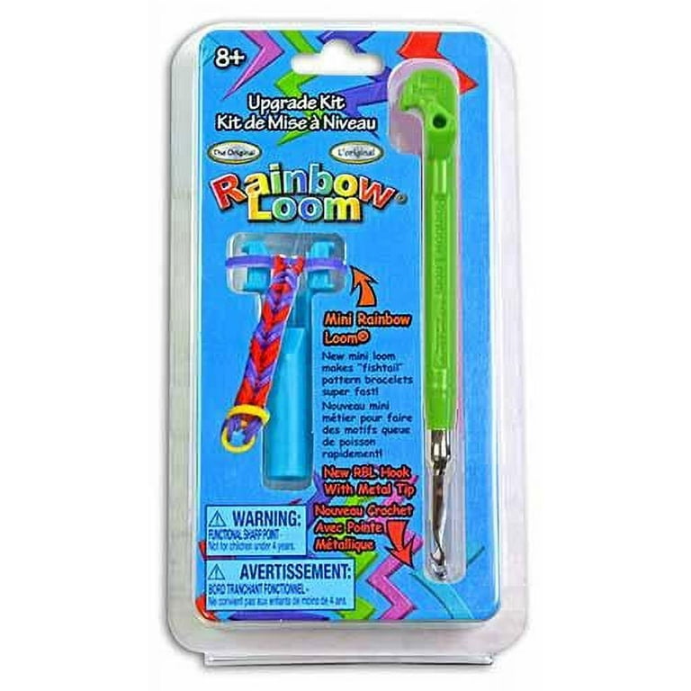 HearthSong Hook and Loop Potholder Loom Kit w/ 7.5 Sq. Metal Loom & 115  Cotton Loops 
