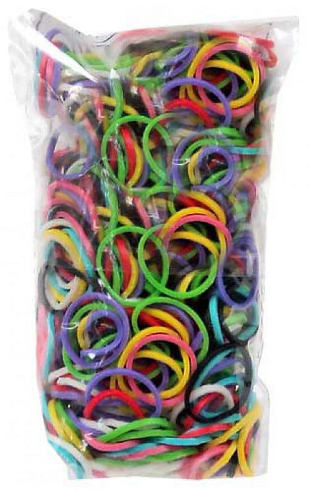 Expressions DIY 600pc Assorted Color Loom Refill Rubber Bands- New! Latex  Free