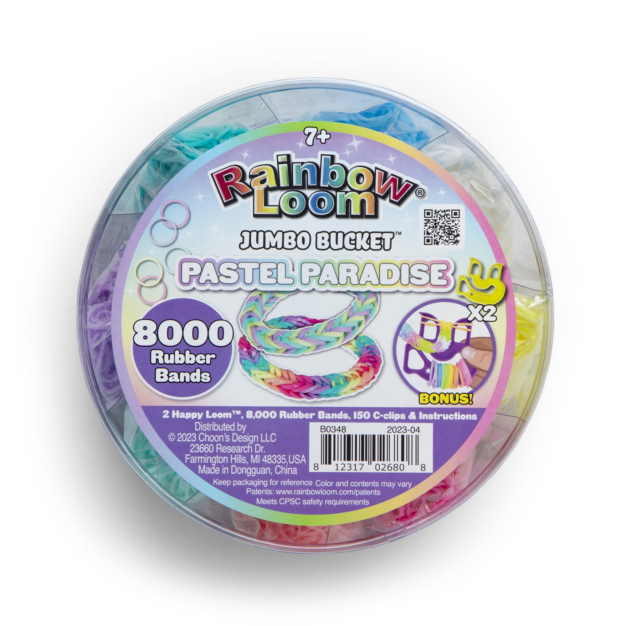 NEW Mixed Pastel Rainbow Loom Bands Review / Overview (from rainbowloom.com)  