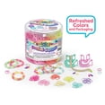 thumbnail interactive-video image 1 of Rainbow Loom Pastel Paradise Jumbo Bucket Bracelet Making Kit, Rubber Band Craft Bucket, 1 of 8