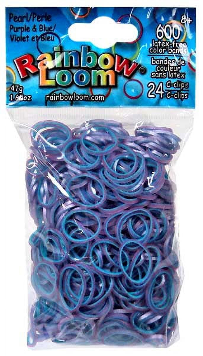 Rainbow Loom 300 Ct. Rubber Band Refill Pack Blue & White Include