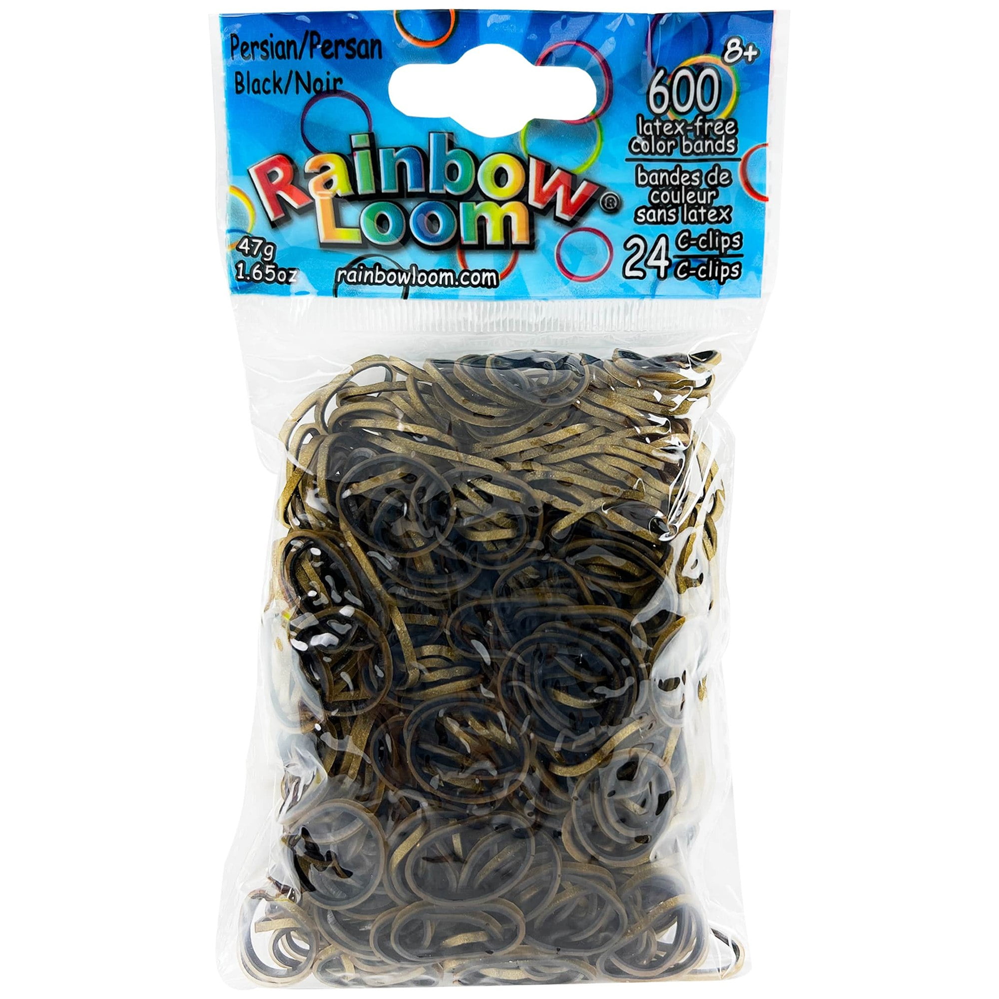 Rainbow Loom Persian Black High Quality Rubber Bands