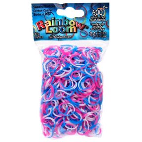 Rainbow Loom Sweets Cotton Candy Rubber Bands Refill Pack [600 ct]