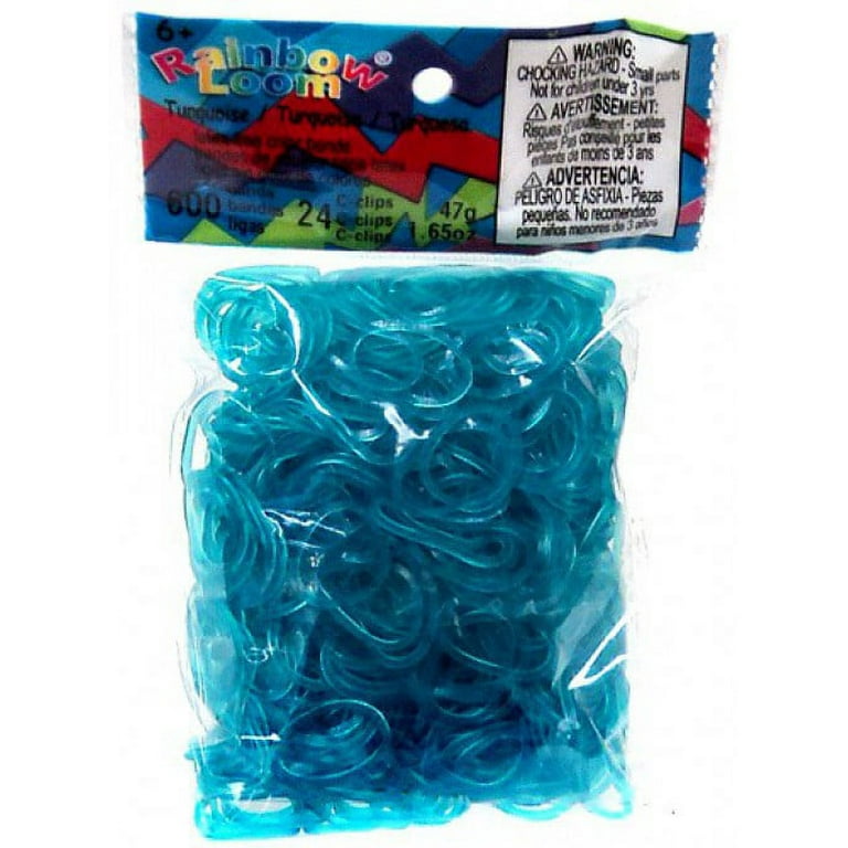 Rainbow Loom Medieval Turquoise Blue Rubber Bands Refill Pack [600 ct]