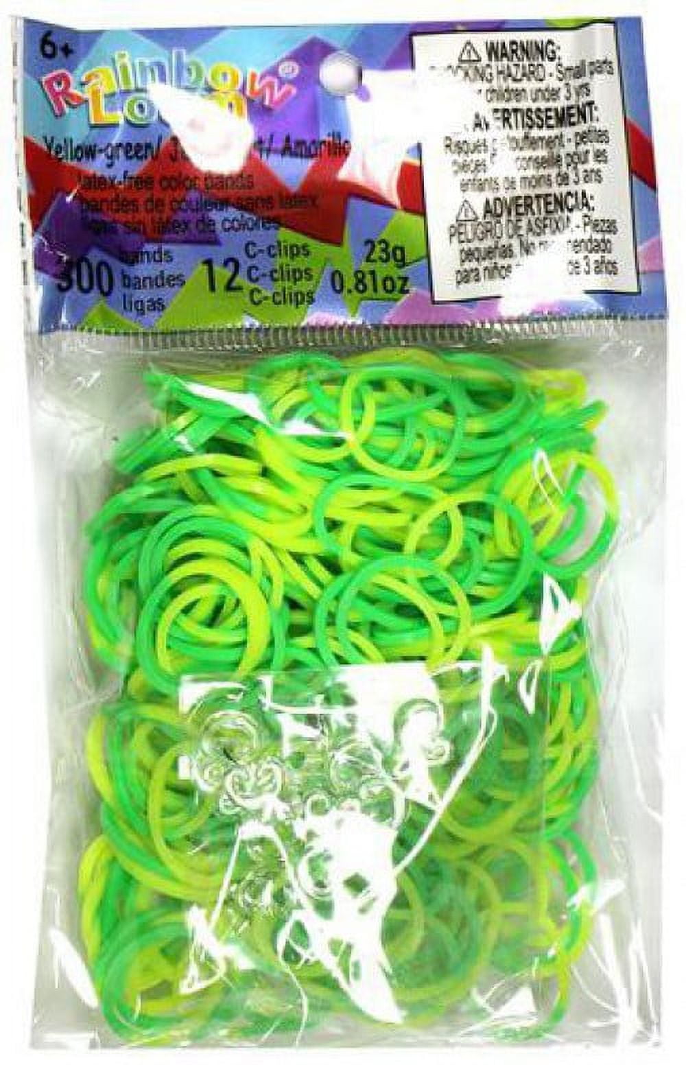 Rainbow Loom Alpha Loom Lime Green Rubber Bands Refill Pack [500 ct]