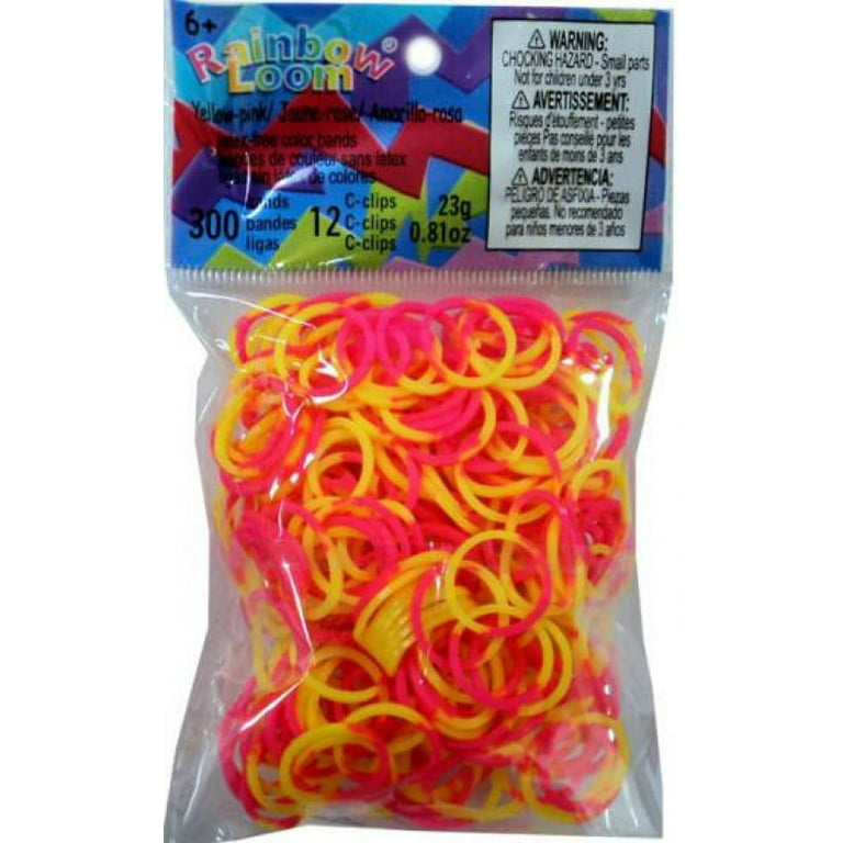 A bracelet in every Rainbow Loom rubber band color: white, maroon brown,  caramel, yellow, ne…