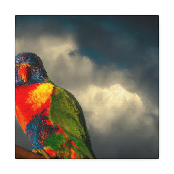 Rainbow Lorikeet Splendor - Canvas