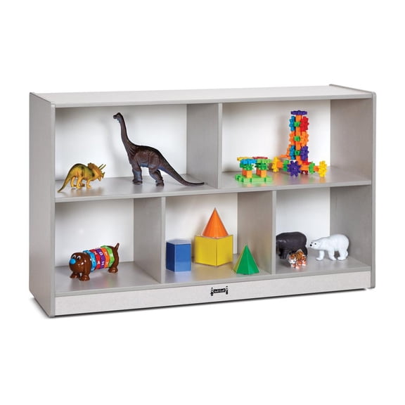 Low Single Mobile Storage Unit - Gray