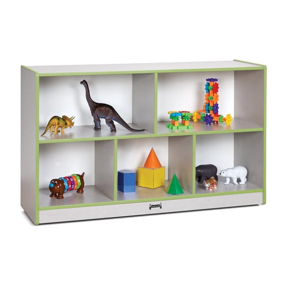 Low Single Mobile Storage Unit - Key Lime Green