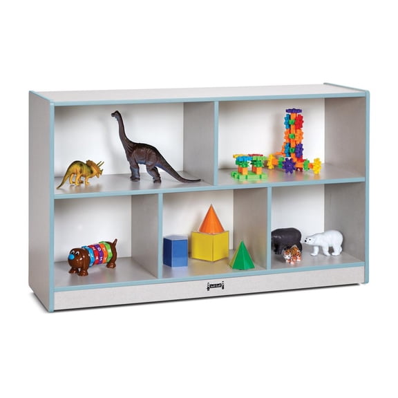 Low Single Mobile Storage Unit - Coastal Blue