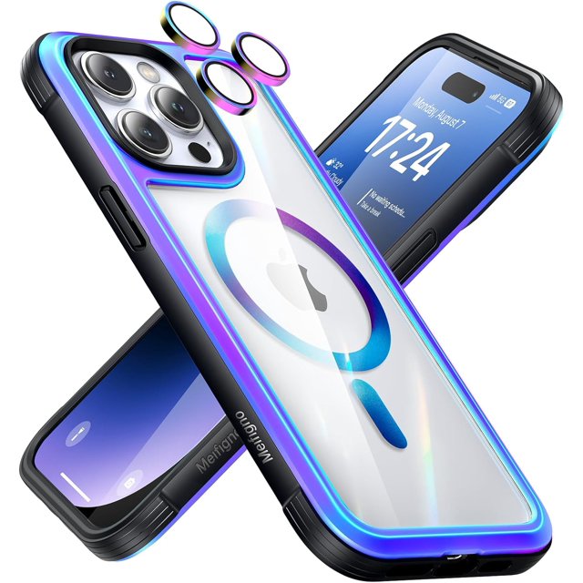 Rainbow Mag Series for iPhone 15 Pro Max Case, with Camera Lens