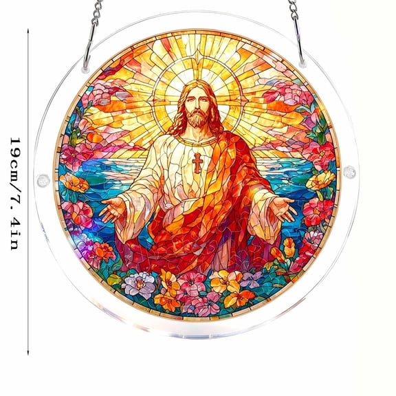 Rainbow Maker Window Decor Puzzle, 7.4 Inch Acrylic Suncatcher Hanging for Good Vibes, Easy DIY Home and Garden Art Project, Perfect Mother’s Day or Friendship Day Gift