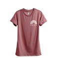 thumbnail image 1 of Rainbow Mama Women's Fashion Relaxed T-Shirt Tee Heather Rouge 2X-Large, 1 of 3