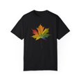thumbnail image 1 of Rainbow Maple Leaf T-shirt, Festival Clothing, 1 of 4