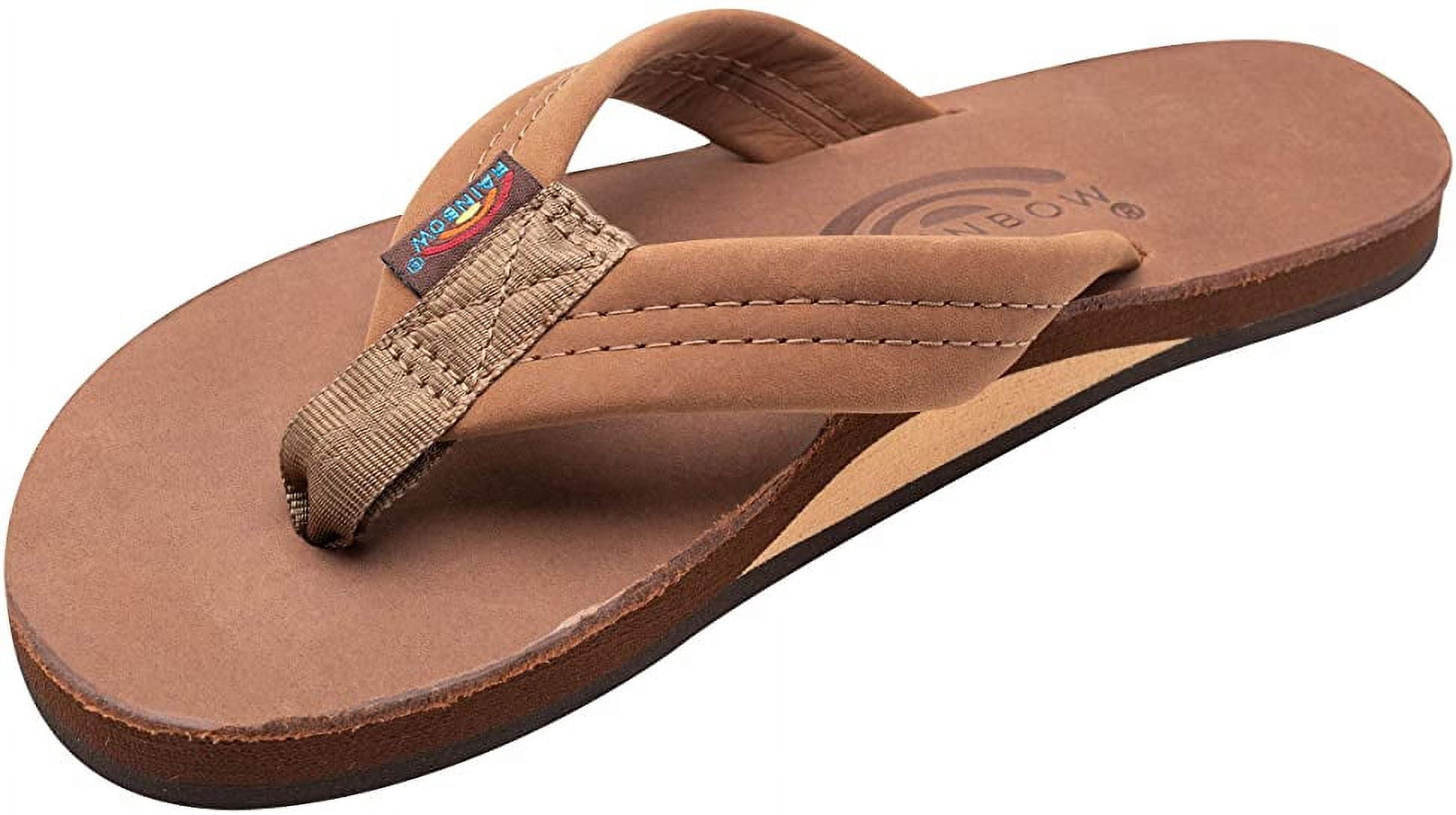 Rainbow Mens Single Layer Premier Leather with Arch Support