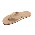 thumbnail image 1 of Rainbow Mens Single Layer Premier Leather with Arch Support Sandals - Sierra Brown/Rainbow - Small, 1 of 6
