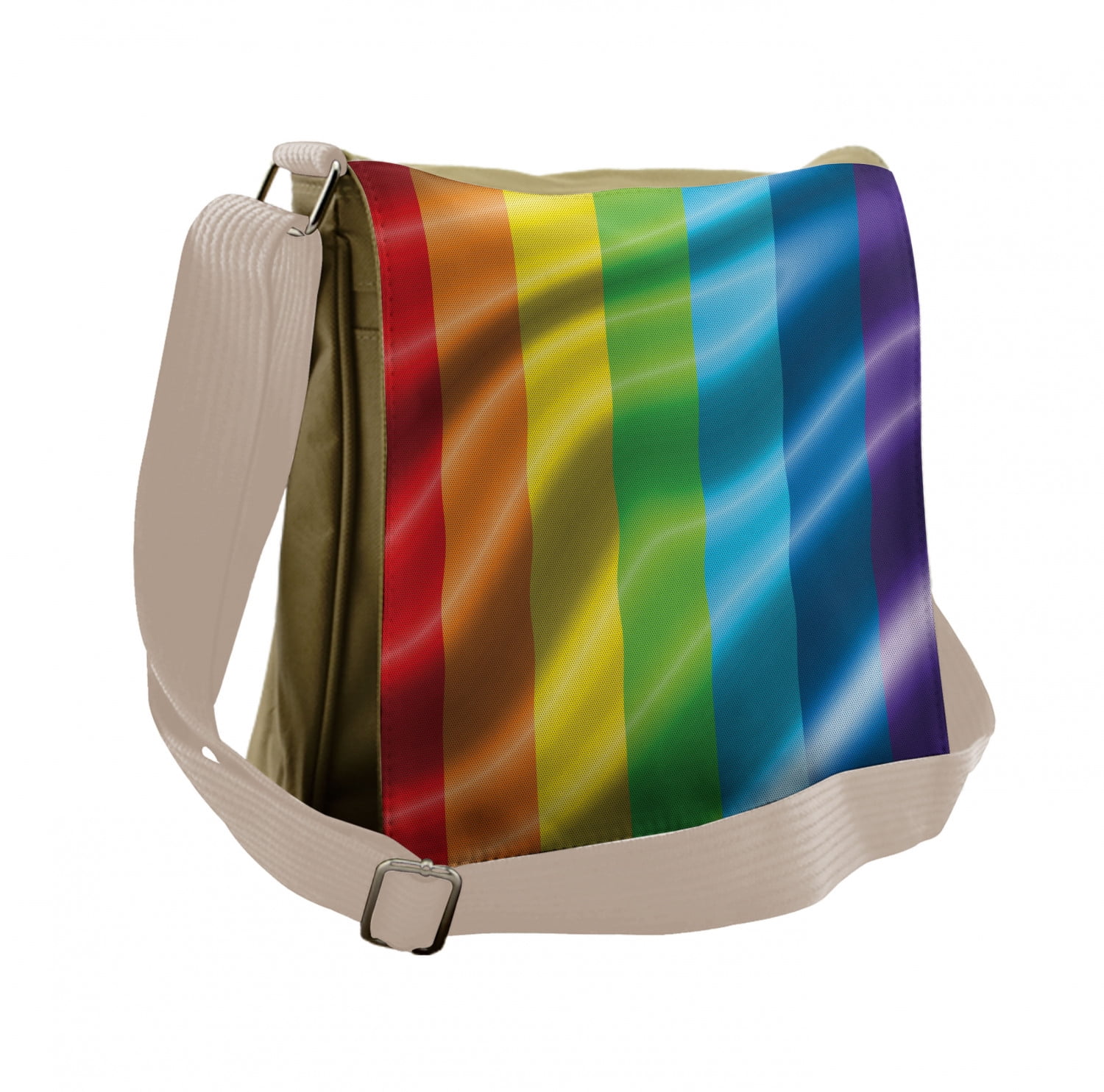 Rainbow Messenger Bag Pride Flag Inspired Design Unisex Cross body by Ambesonne Walmart