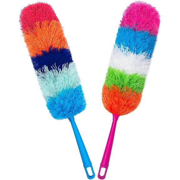 Rainbow Microfiber Dusters 2 Pack 22 Inch